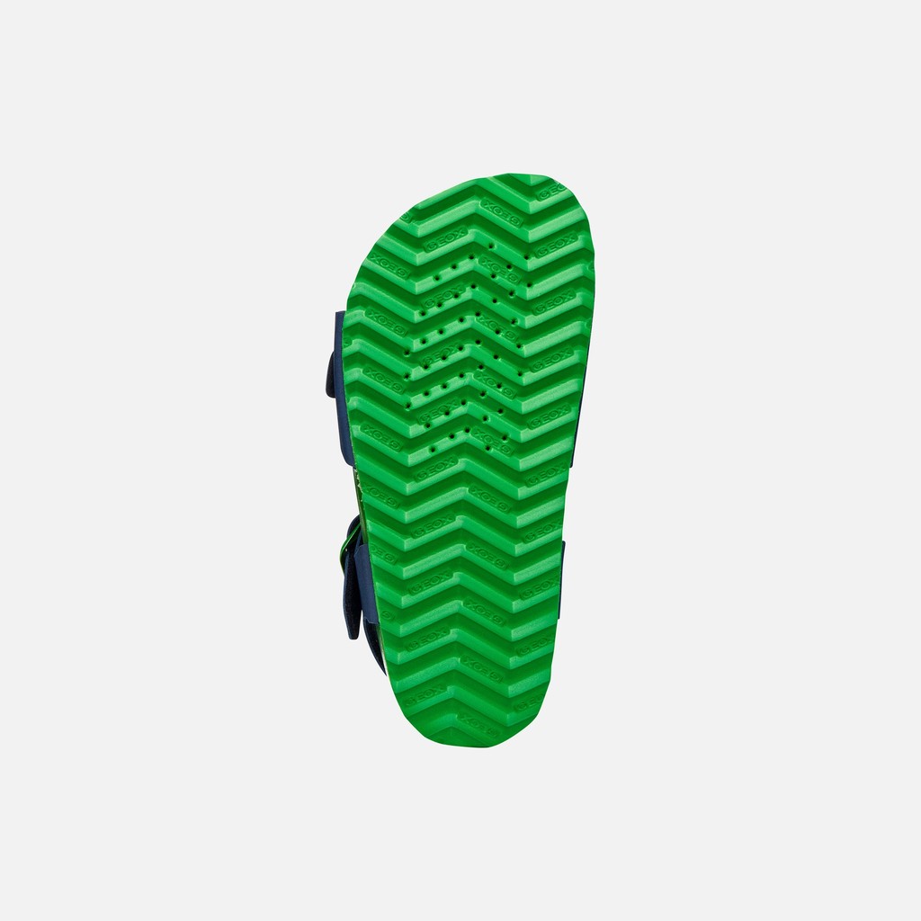 Sandali aperti GHITA JUNIOR Avio/Verde - image number 6 | GEOX