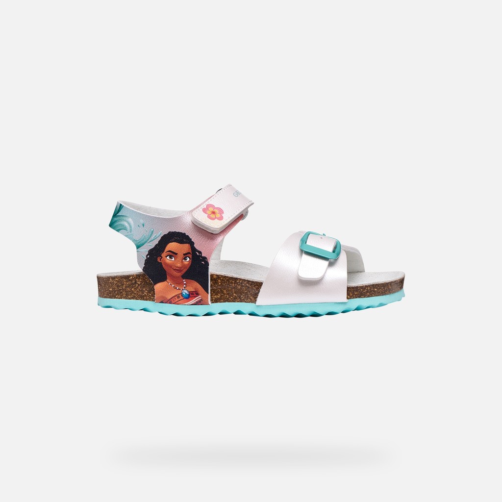 Disney Princess ADRIEL M&Auml;DCHEN Off-White/Aquablau - image number 2 | GEOX