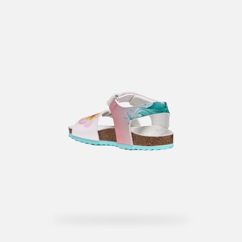 Disney Princess ADRIEL M&Auml;DCHEN Off-White/Aquablau - image number 4 | GEOX