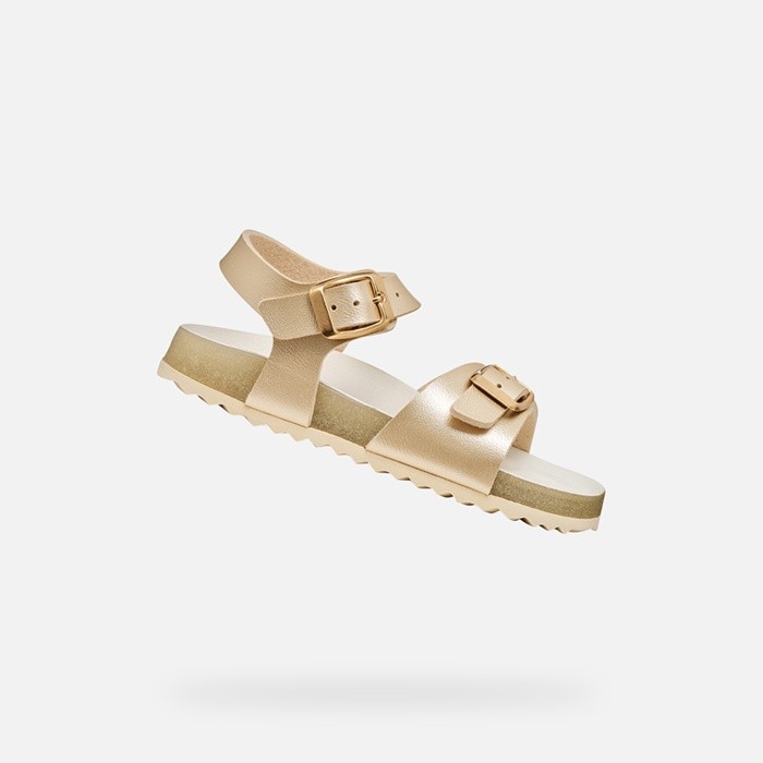 Sand&aacute;lias abertas ADRIEL J&Uacute;NIOR Platina | GEOX