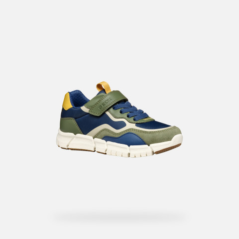 Low top sneakers FLEXYPER BOY Military/Blue - image number 2 | GEOX