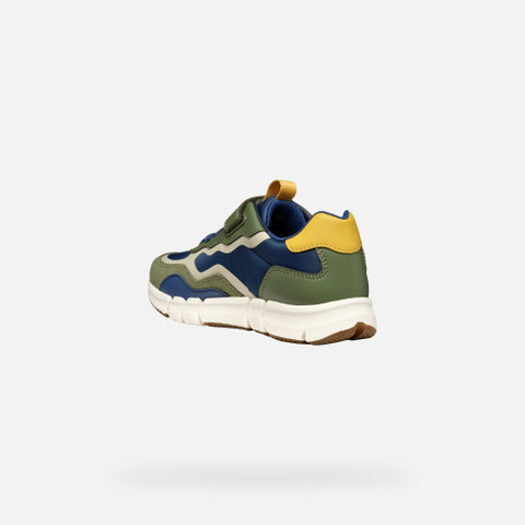 Low top sneakers FLEXYPER BOY Military/Blue - image number 3 | GEOX