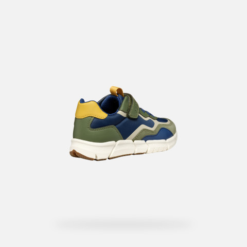 Low top sneakers FLEXYPER BOY Military/Blue - image number 4 | GEOX