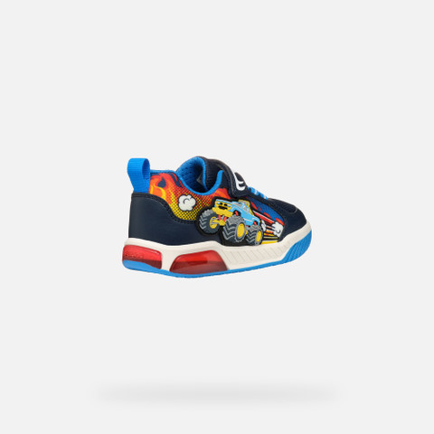 thumbnail image 2 of Geox Boys' Inek Light-Up Shoes - Breathable Waterproof Sneakers With LED Lights 2 of 12