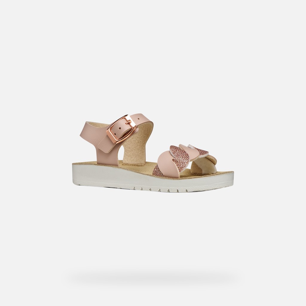 Open sandals SANDAL COSTAREI GIRL Light Rose - image number 3 | GEOX