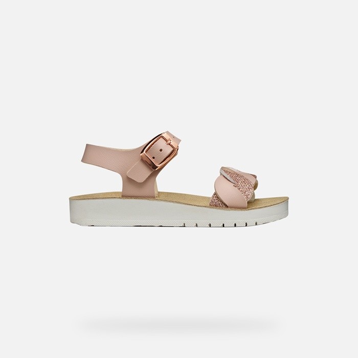 Open sandals SANDAL COSTAREI GIRL Light Rose | GEOX