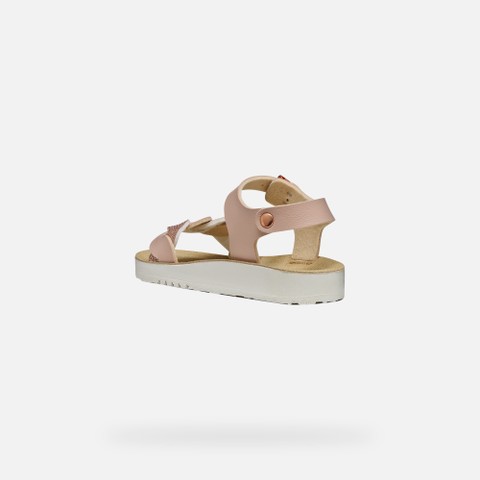 Open sandals SANDAL COSTAREI GIRL Light Rose - image number 4 | GEOX