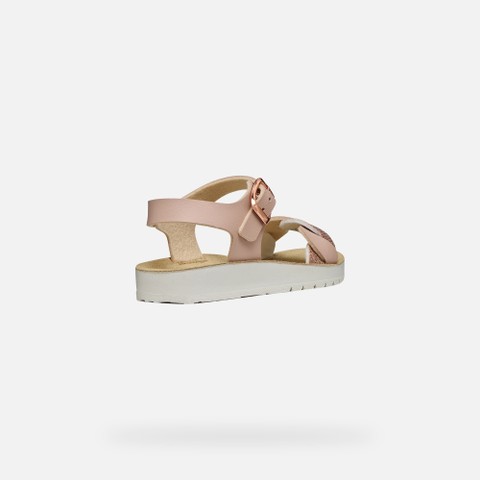 Open sandals SANDAL COSTAREI GIRL Light Rose - image number 5 | GEOX