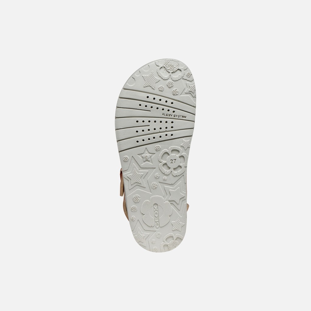 Open sandals SANDAL COSTAREI GIRL Light Rose - image number 7 | GEOX