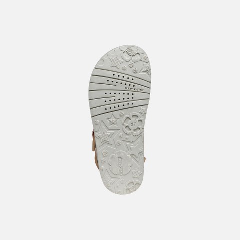 Open sandals SANDAL COSTAREI GIRL Light Rose - image number 7 | GEOX