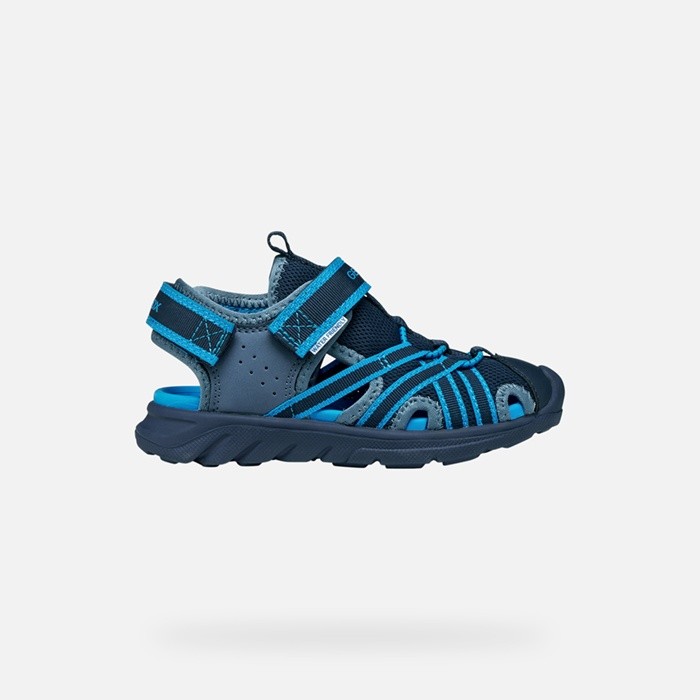 Closed toe sandals SANDAL AIRADYUM   JUNIOR Navy/Light Blue | GEOX