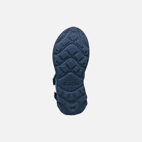 Closed toe sandals SANDAL AIRADYUM   JUNIOR Navy/Light Blue - image number 6 | GEOX