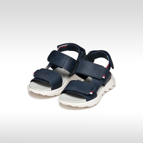 Sandales ouvertes SANDAL AIRADYUM GAR&Ccedil;ON Bleu marine/Rouge - image number 1 | GEOX