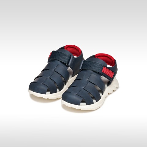 Sandalias cerradas SANDAL AIRADYUM NI&Ntilde;O Azul marino/Rojo - image number 1 | GEOX