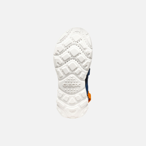 Sandals with straps SANDAL AIRADYUM BOY Navy/Orange - image number 6 | GEOX
