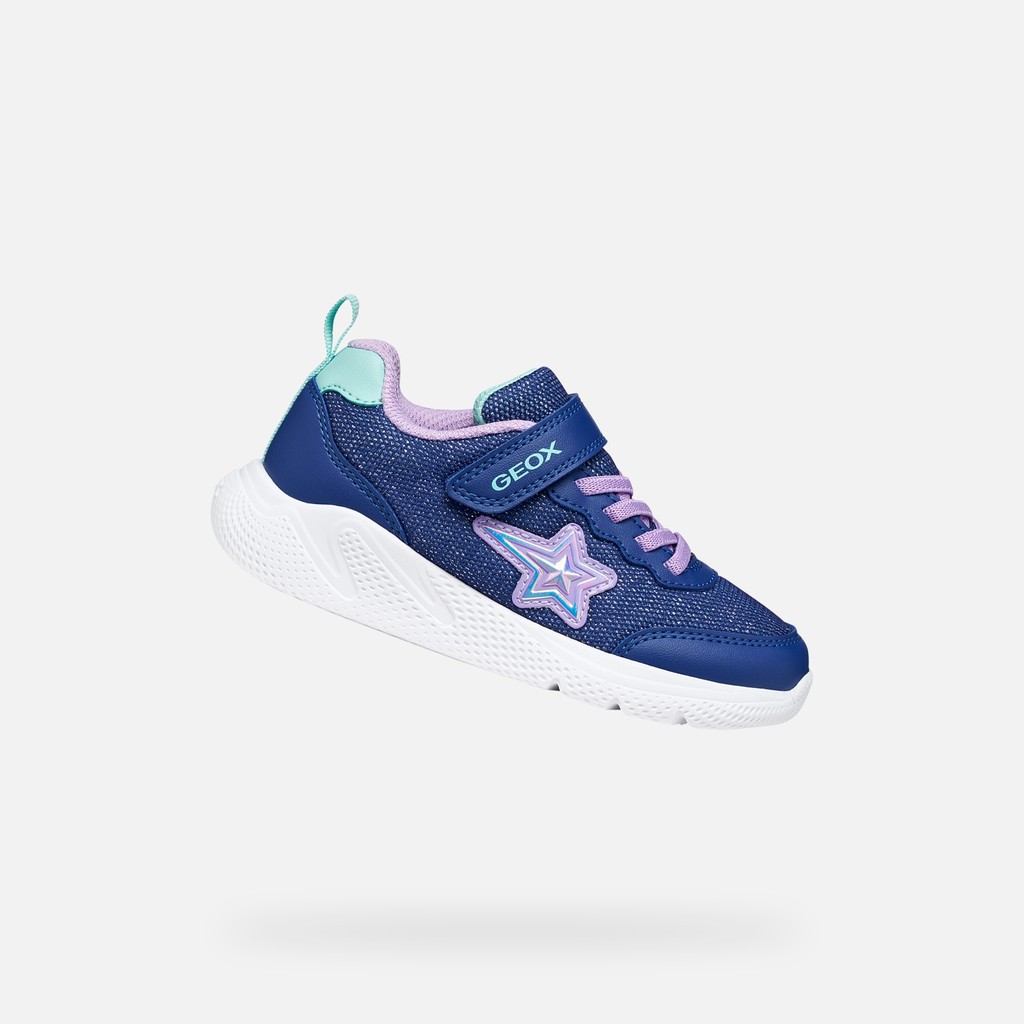 Canvas sneakers SPRINTYE GIRL Blue/Lilac - image number 0 | GEOX