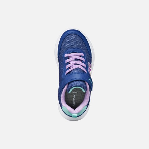 Canvas sneakers SPRINTYE GIRL Blue/Lilac - image number 5 | GEOX