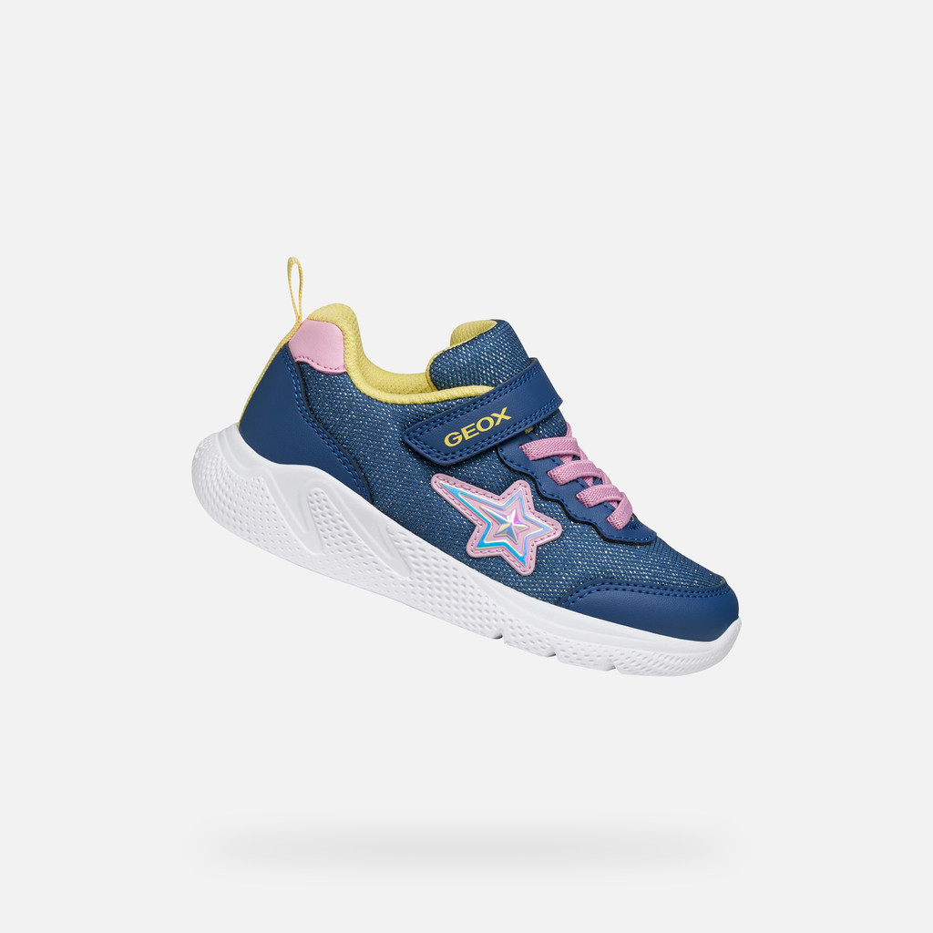 Glitter shoes SPRINTYE GIRL Avio/Pink - image number 0 | GEOX