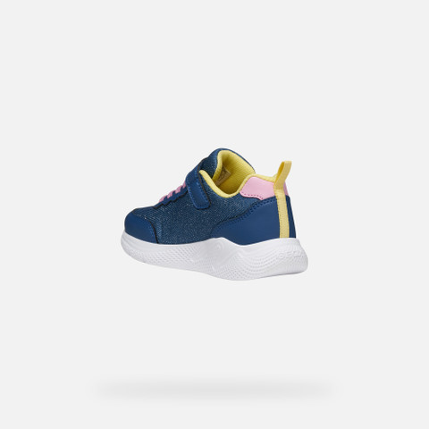 Glitter shoes SPRINTYE GIRL Avio/Pink - image number 3 | GEOX