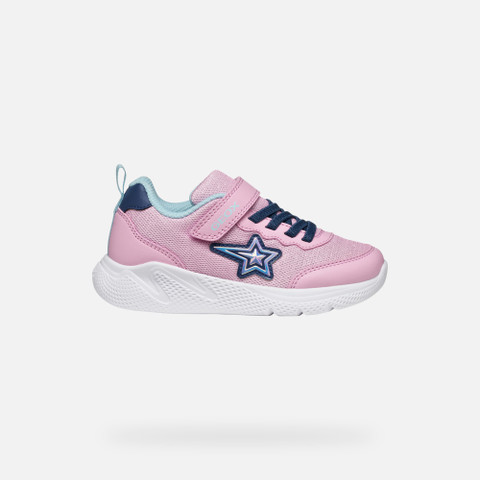 Low top sneakers SPRINTYE GIRL Pink/Avio - image number 1 | GEOX