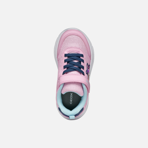 Low top sneakers SPRINTYE GIRL Pink/Avio - image number 5 | GEOX