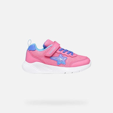 Leinensneaker SPRINTYE MÄDCHEN Rosa/Indigo - image number 1 | GEOX