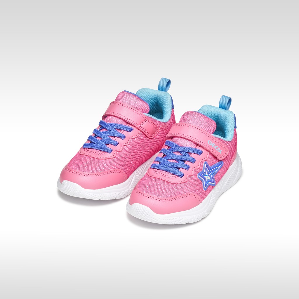 Canvas sneakers SPRINTYE GIRL Pink/Indigo - image number 1 | GEOX
