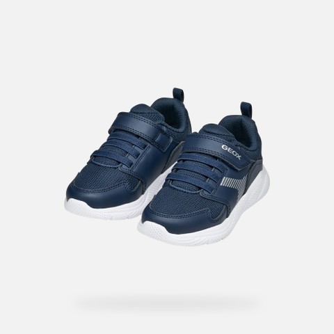 Canvas sneakers SPRINTYE BOY Navy - image number 7 | GEOX