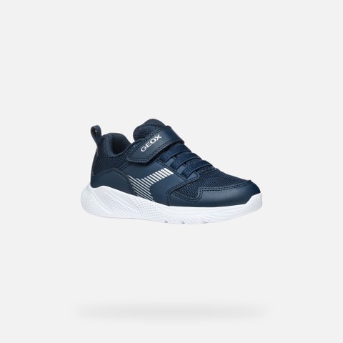 Canvas sneakers SPRINTYE BOY Navy - image number 2 | GEOX
