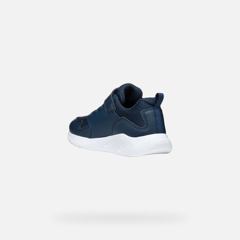 Canvas sneakers SPRINTYE BOY Navy - image number 3 | GEOX