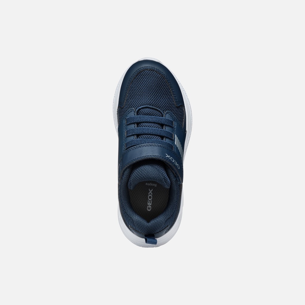 Canvas sneakers SPRINTYE BOY Navy - image number 5 | GEOX