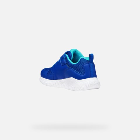 Canvas sneakers SPRINTYE BOY Royal/Light Blue - image number 3 | GEOX