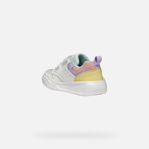 Shoes with lights ILLUMINUS JUNIOR White/Multicolor - image number 3 | GEOX