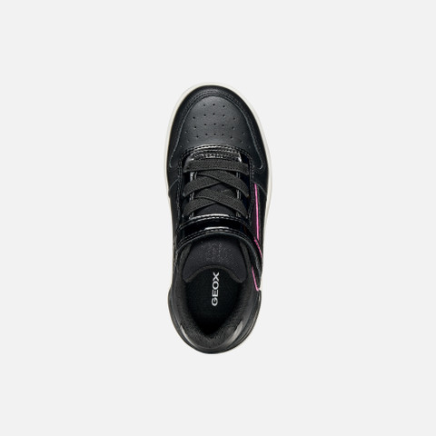 Low top sneakers WASHIBA GIRL Black/Fuchsia - image number 5 | GEOX