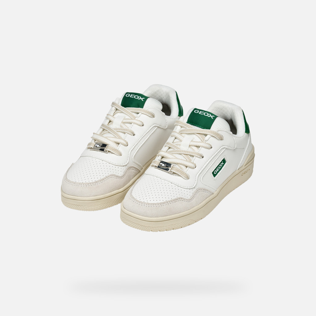 Low top sneakers WASHIBA BOY White/Green - image number 7 | GEOX