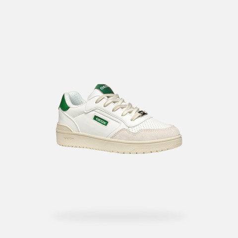 Low top sneakers WASHIBA BOY White/Green - image number 2 | GEOX