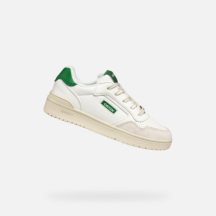 Low top sneakers WASHIBA BOY White/Green | GEOX