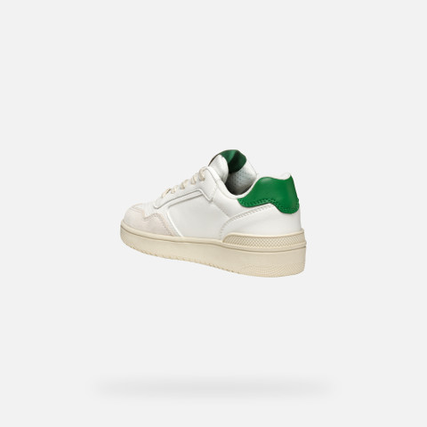 Low top sneakers WASHIBA BOY White/Green - image number 3 | GEOX