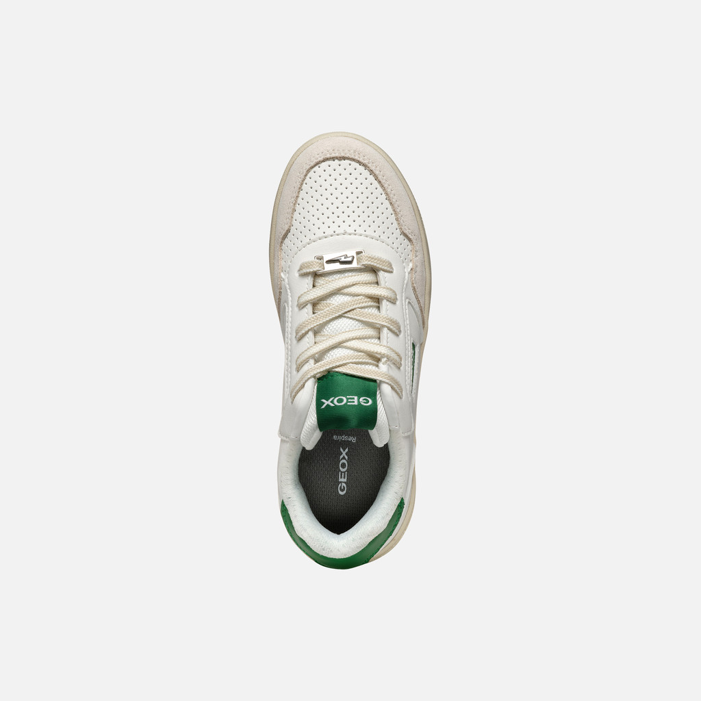 Low top sneakers WASHIBA BOY White/Green - image number 5 | GEOX