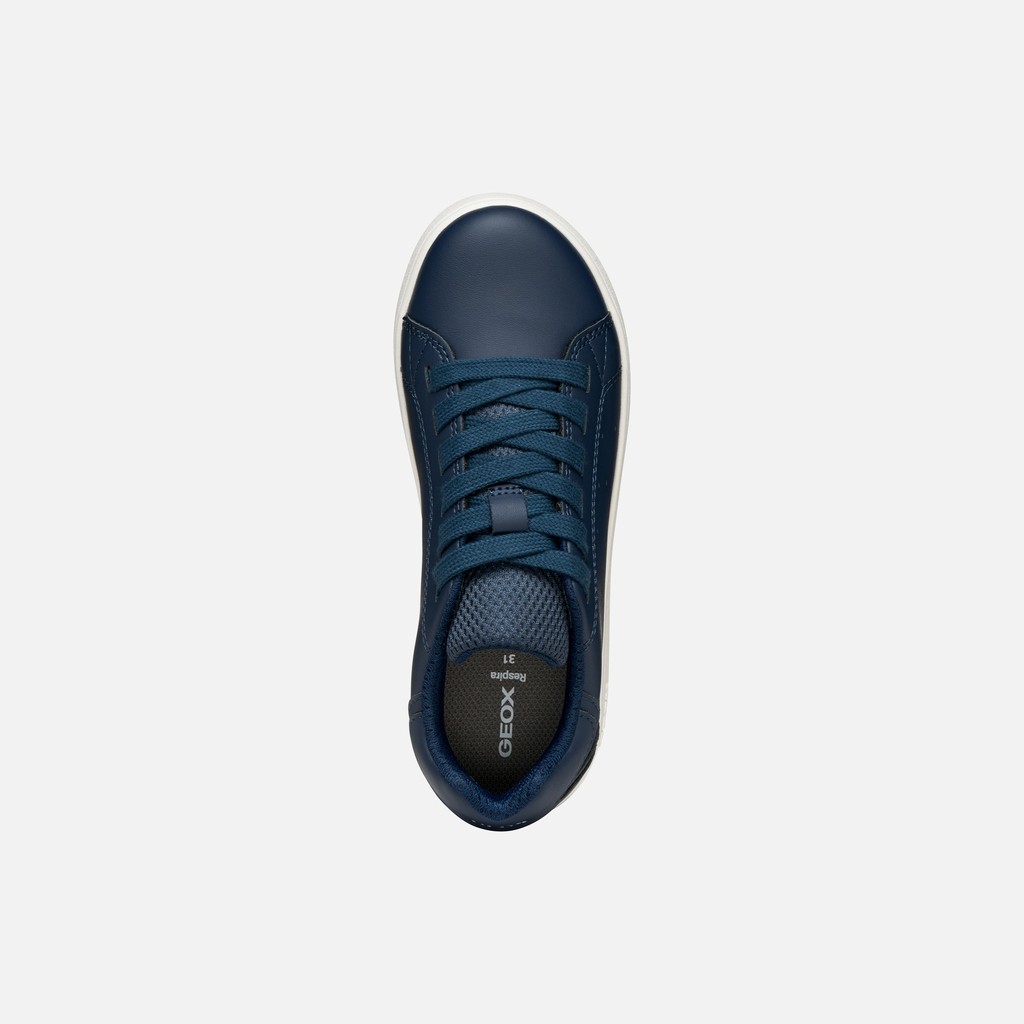 Low top sneakers ECLYPER JUNIOR Navy - image number 5 | GEOX