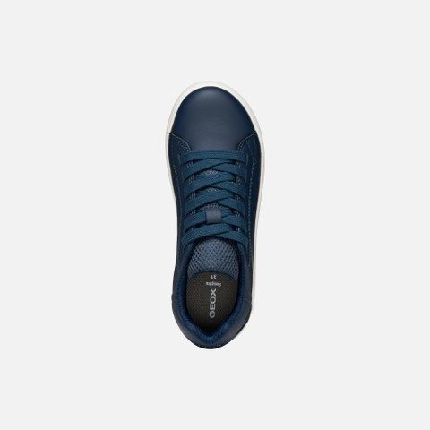 Low top sneakers ECLYPER JUNIOR Navy - image number 5 | GEOX