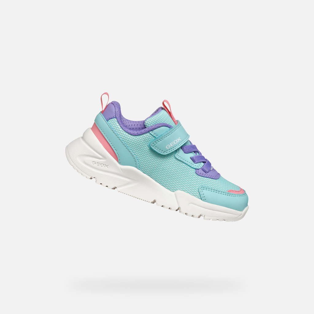 Low top sneakers LOFTUS GIRL Sea Green/Lilac | GEOX