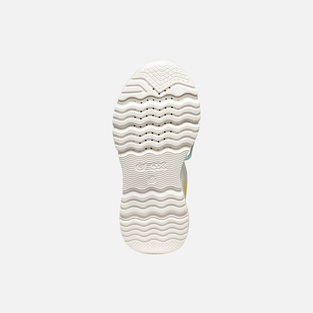 Low top sneakers LOFTUS JUNIOR White/Multicolor - image number 6 | GEOX