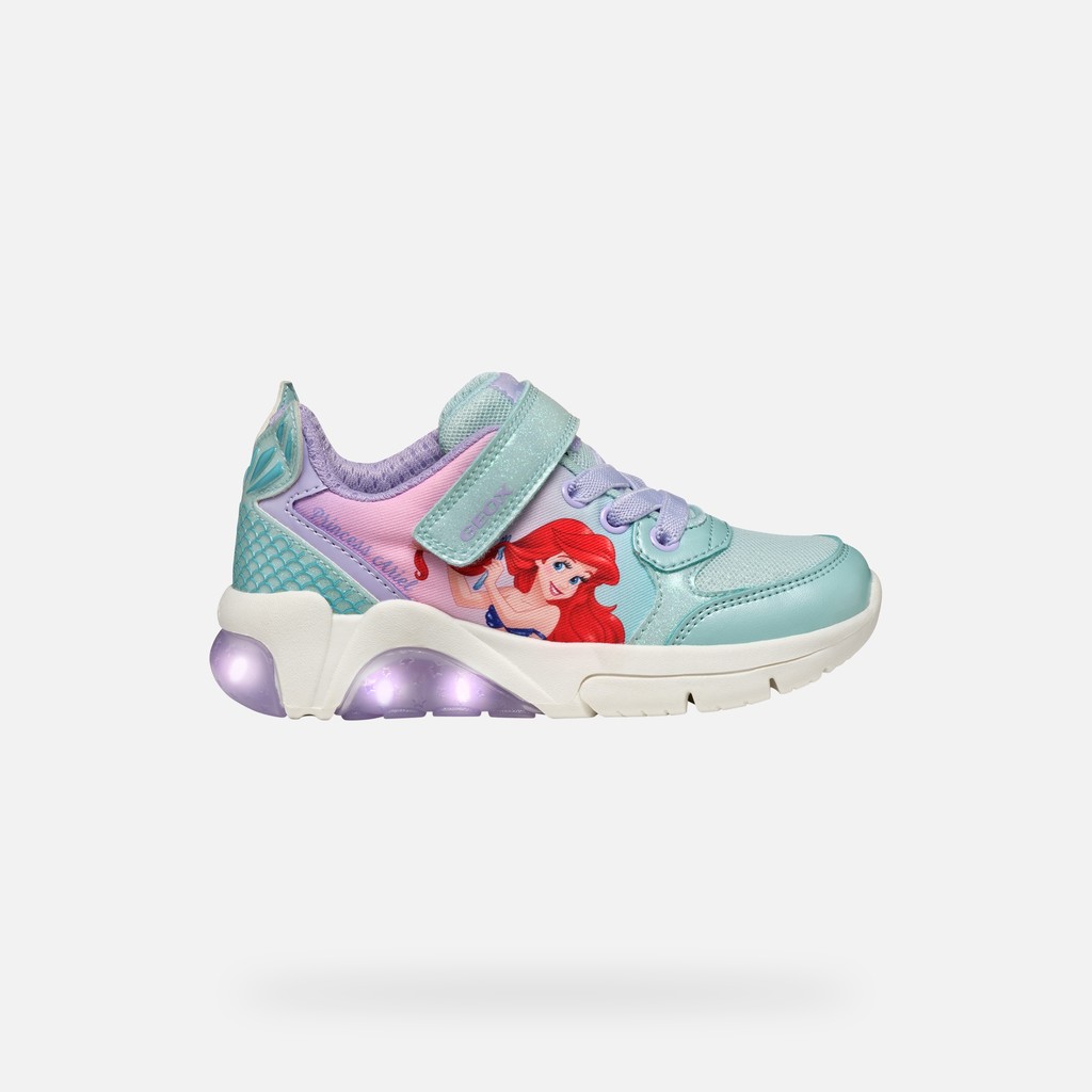 Disney Princess FADINLIGHT JUNIOR Sea Green/Lilac - image number 2 | GEOX