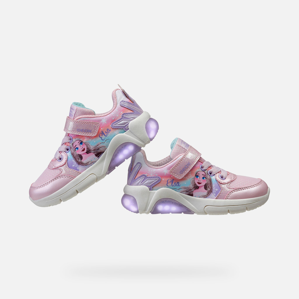 Disney Princess FADINLIGHT JUNIOR Pink/Lilac - image number 9 | GEOX