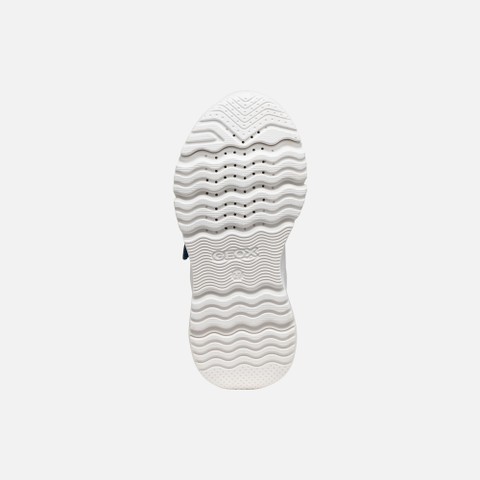 Niedrige Sneakers LOFTUS JUNGE Weiß/Azurblau - image number 6 | GEOX