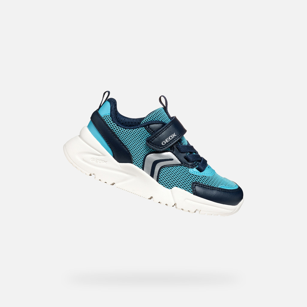 Niedrige sneakers LOFTUS JUNGE Azurblau/Marineblau | GEOX