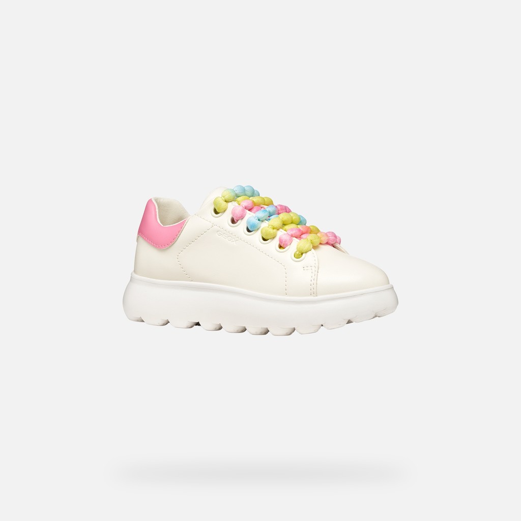Low top sneakers PUFFYPOP GIRL White/Pink - image number 2 | GEOX