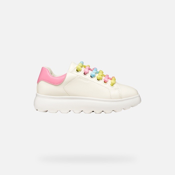 Low top sneakers PUFFYPOP GIRL White/Pink | GEOX