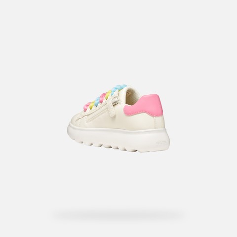 Low top sneakers PUFFYPOP GIRL White/Pink - image number 3 | GEOX